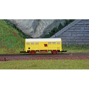 Azar W02-VA Wagon couvert G4, SNCF, Jaune, transport bovins, échelle Z AZAR Models AZAR_W02-VA - 2