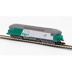 Azar L02-FR1D Locomotive diesel CC 72035, SNCF, livrée FRET, digitale, échelle Z AZAR Models AZAR_L02-FR1D - 1