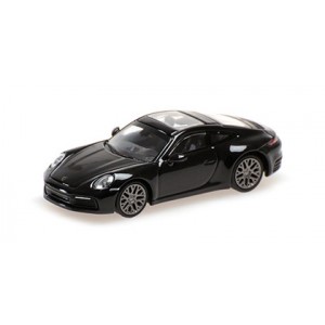 Minichamps 870068321 Porsche 911 Carrera 4S 2019, noire Busch véhicule Busch_870068321 - 1