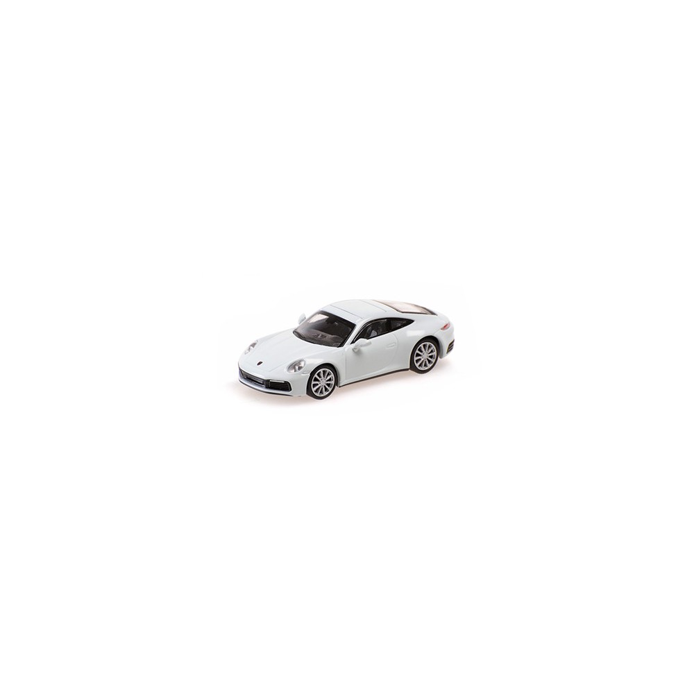 Minichamps 870068324 Porsche 911 Carrera 4S 2019, blanche Busch véhicule Busch_870068324 - 1