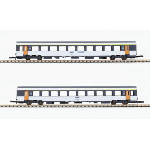 Azar V01-OR1 Set de voitures Corail VTU, 1ère classe, SNCF, échelle Z AZAR Models AZAR_V01-OR1 - 1