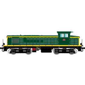 R37 HO41034 Locomotive diesel BB 63137, SNCF, livrée verte et bandes jaunes, dépôt La Plaine Rail 37 - R37 R37_HO41034 - 4