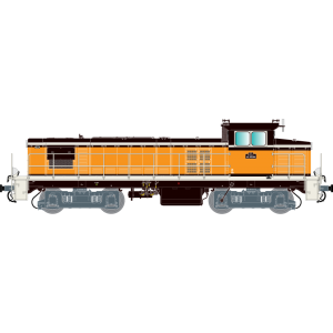 R37 HO41036 Locomotive diesel BB 63136, SNCF, livrée orange, dépôt Nice Rail 37 - R37 R37_HO41036 - 4