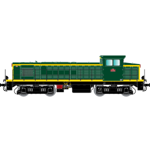 R37 HO41037 Locomotive diesel BB 63138, SNCF, livrée verte et bandes jaunes, dépôt Les Aubrais Rail 37 - R37 R37_HO41037 - 4