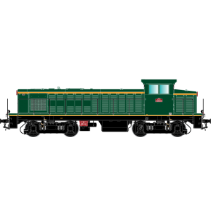 R37 HO41101 Locomotive diesel 040 DE 503, SNCF, livrée verte et bandes oranges, dépôt Nîmes Rail 37 - R37 R37_HO41101 - 4