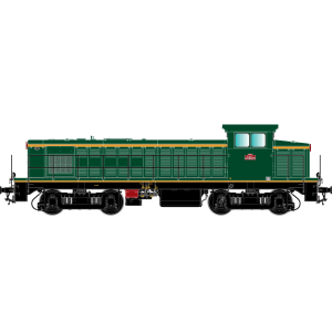 R37 HO41102DS Locomotive diesel 040 DE 577, SNCF, livrée verte et bandes oranges, dépôt Toulouse, digital sonorisée Rail 37 - R3