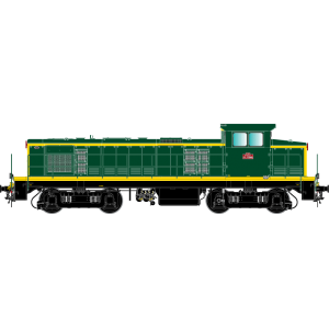 R37 HO41111 Locomotive diesel BB63901 1.5Kv, SNCF, livrée verte et bandes jaunes, dépôt La Plaine Rail 37 - R37 R37_HO41111 - 4