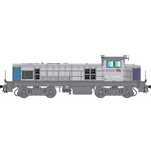 R37 HO41113 Locomotive diesel BB 63928, SNCF, livrée En Voyage, dépôt Villeneuve Rail 37 - R37 R37_HO41113 - 4