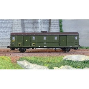 Ree Modeles VB 111 Voiture fourgon OCEM 30, toit noir, ex-ETAT, SNCF, BATTIGNOLES Ree Modeles VB-111 - 2