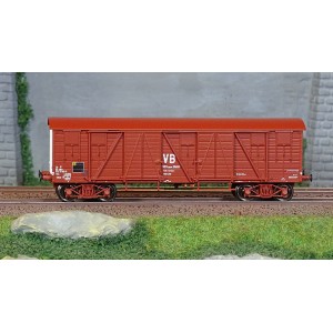 Ree Modeles WB781 Wagon TP Couvert MT, 4 portes, brun, SNCF, ep. IV Ree Modeles WB-781 - 2