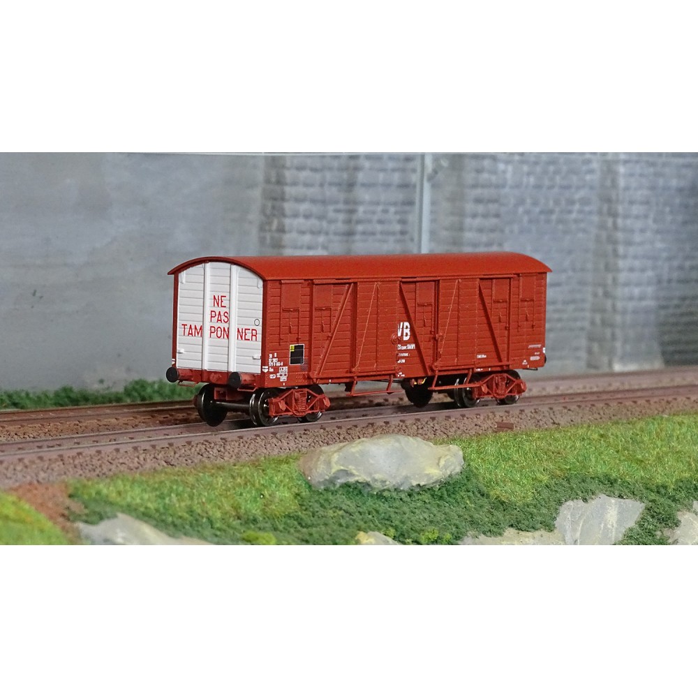 Ree Modeles WB781 Wagon TP Couvert MT, 4 portes, brun, SNCF, ep. IV Ree Modeles WB-781 - 1