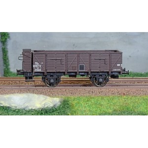 Ree Modeles WB830 Wagon Tombereau OCEM 19, brun, bois avec guérite, SNCF Ree Modeles WB-830 - 2