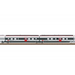 Trix 23281 Set de 2 voitures complémentaires 2ème classe RABe 501 Giruno CFF Trix Trix_23281 - 2