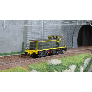 R37 HO41103DS Locomotive diesel 040 DE 608, SNCF, livrée verte et bandes jaunes, dépôt Caen, digital sonorisée Rail 37 - R37 R37