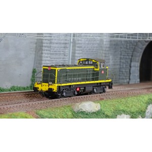 R37 HO41105 Locomotive diesel 040 DE 785, SNCF, livrée verte et bandes jaunes, dépôt Montargis Rail 37 - R37 R37_HO41105 - 1