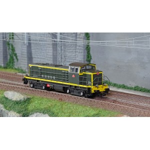R37 HO41105 Locomotive diesel 040 DE 785, SNCF, livrée verte et bandes jaunes, dépôt Montargis Rail 37 - R37 R37_HO41105 - 3