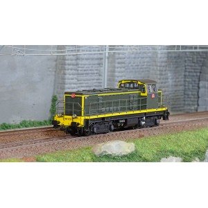 R37 HO41111 Locomotive diesel BB63901 1.5Kv, SNCF, livrée verte et bandes jaunes, dépôt La Plaine Rail 37 - R37 R37_HO41111 - 1