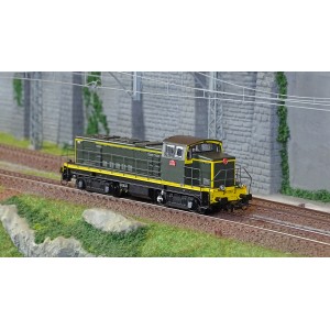 R37 HO41111 Locomotive diesel BB63901 1.5Kv, SNCF, livrée verte et bandes jaunes, dépôt La Plaine Rail 37 - R37 R37_HO41111 - 3
