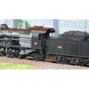 Ree Modeles MB158 Locomotive à vapeur 5-141 C 579, PLM, Noire Ree Modeles MB-158 - 4