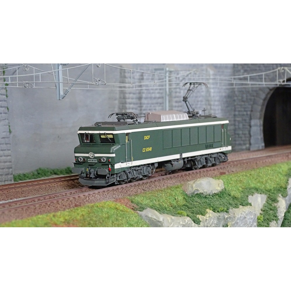 Ls Models 10326S Locomotive électrique CC 6548 SNCF, vert, Maurienne, logo Beffara, Digital sonore Ls models Lsm_10326S - 1