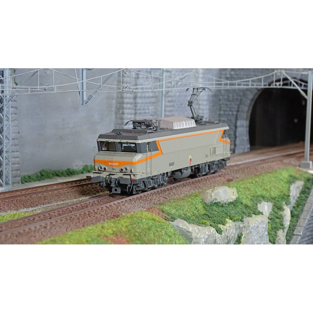 Ls Models 10327S Locomotive électrique CC 6512 SNCF, gris béton, orange, logo Nouille, Digital sonore Ls models Lsm_10327S - 2