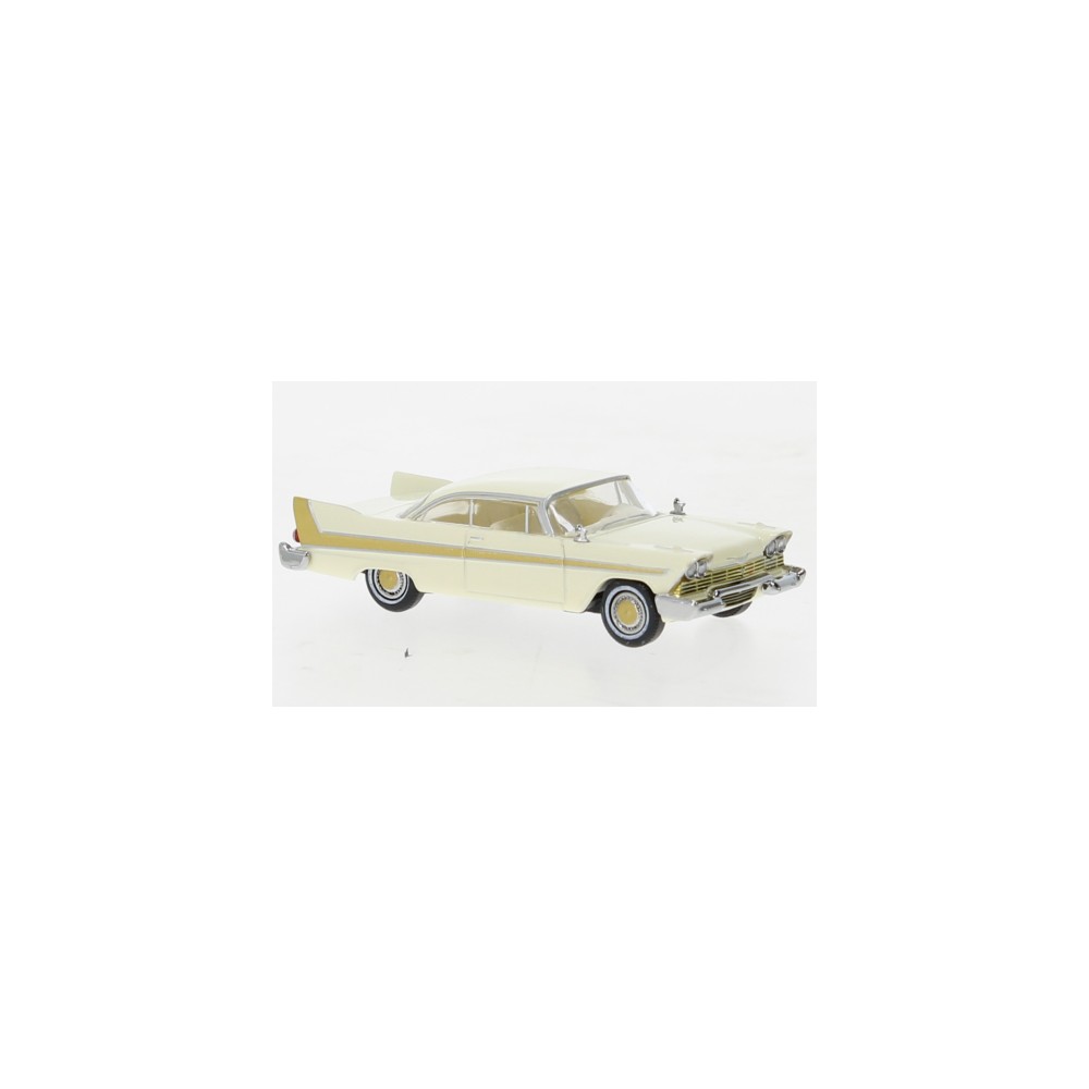 Brekina 19677 Plymouth Fury, beige / doré, 1958 Sai Sai_19677 - 1 Brekina 19677 Plymouth Fury, beige / doré, 1958 Sai Sai_19677 - 1
