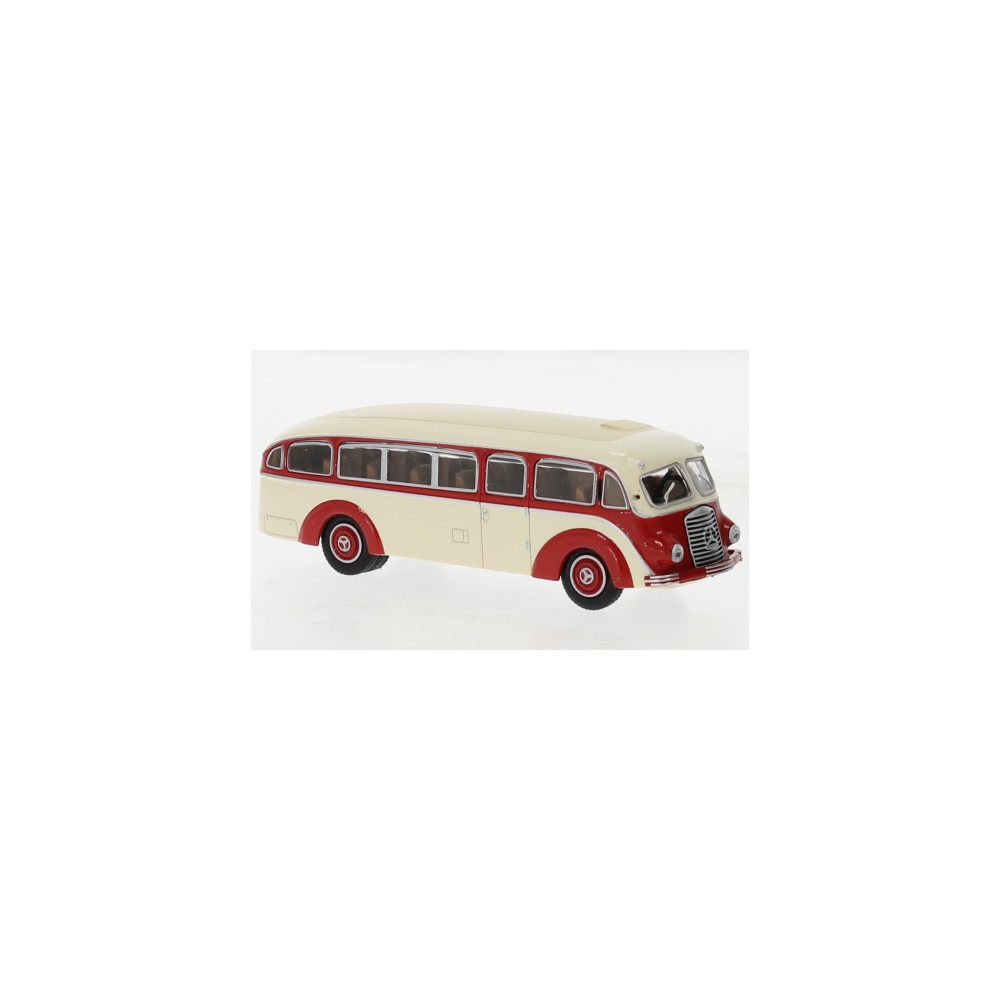 Brekina 52430 Autocar Mercedes Benz LO 3500, beige clair / rouge Sai Sai_52430 - 1