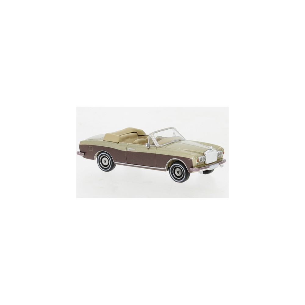 Brekina PCX870515 Rolls Royce Corniche cabriolet, beige métallisé / brun foncé métallisé Sai Sai_PCX870515 - 1