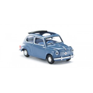 Wiking 009906 Fiat 600, bleu brillant , toit ouvert Sai Sai_009906 - 2
