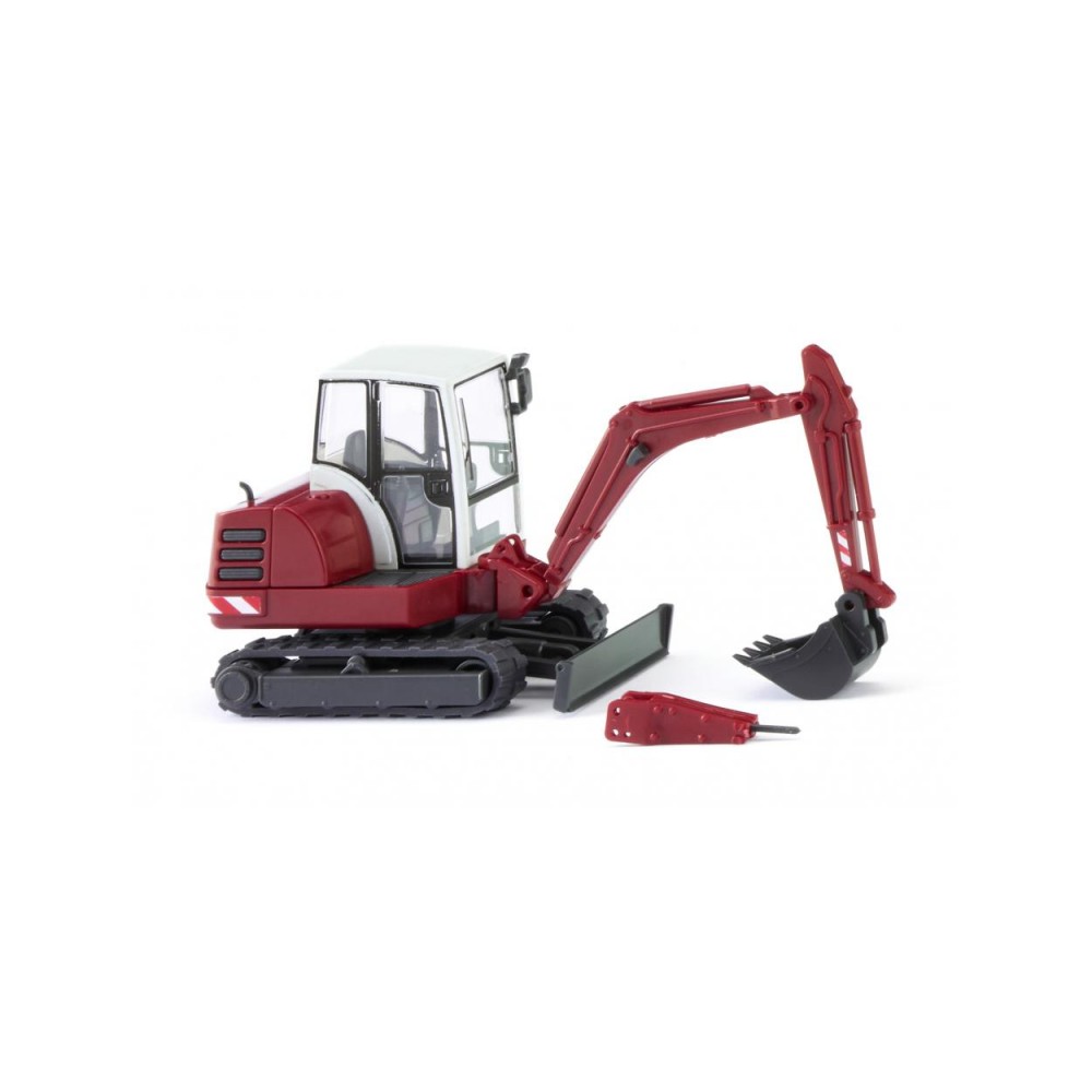 Wiking 065808 Mini pelleteuse HR 18, rouge pourpre Sai Sai_065808 - 1