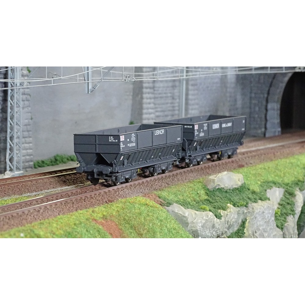 Ls Models 31112 Set de 2 wagons Trémies DM, USINOR et USINOR-LONGWY Ls models Lsm_31112 - 1