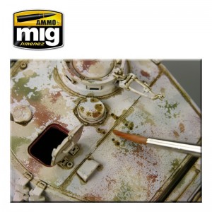 WASH marron pour jaune foncé allemand 35ml Mig AMMO - MIG Jimenez A.MIG-1000 - 2