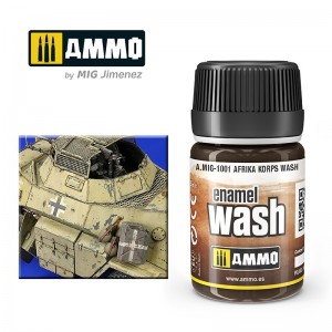 Peinture WASH Afrika Korps 35ml Mig AMMO - MIG Jimenez A.MIG-1001 - 1