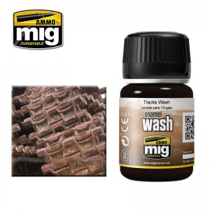 Peinture WASH Tracks chenilles 35ml Mig AMMO - MIG Jimenez A.MIG-1002 - 1