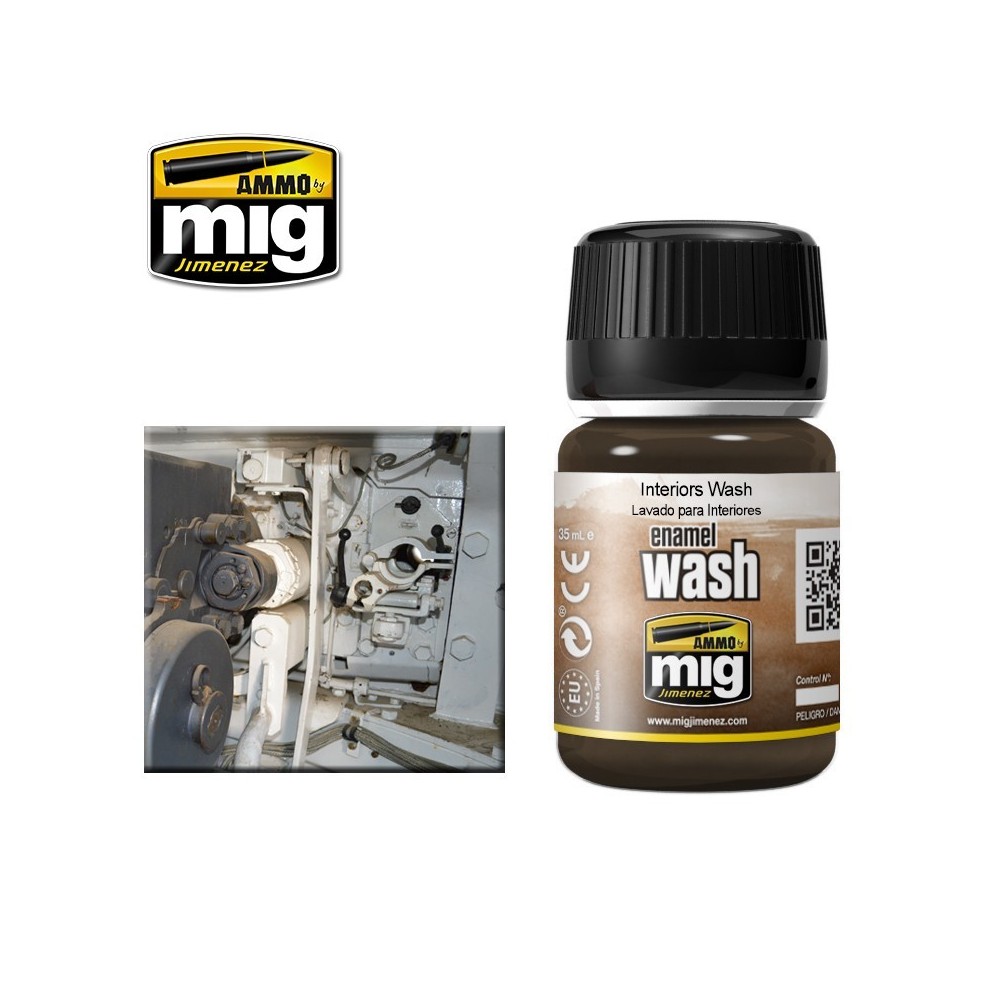 Peinture WASH Intérieur 35ml Mig AMMO - MIG Jimenez A.MIG-1003 - 1