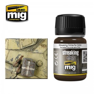 Peinture STREAKING Crasse pour D.A.K. 35ml Mig AMMO - MIG Jimenez A.MIG-1201 - 1