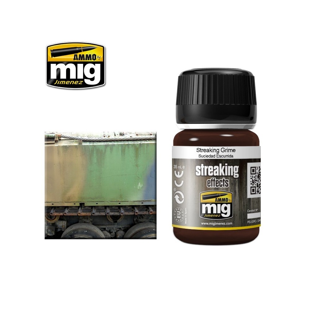 STREAKING Crasse striée 35ml Mig AMMO - MIG Jimenez A.MIG-1203 - 1 STREAKING Crasse striée 35ml Mig AMMO - MIG Jimenez A.MIG-1203 - 1