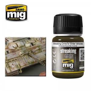 Peinture STREAKING Crasse gris claire 35ml Mig AMMO - MIG Jimenez A.MIG-1205 - 1