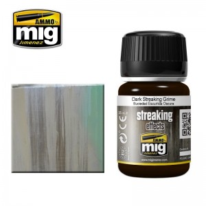 Peinture STREAKING Crasse striée Sombre 35ml Mig AMMO - MIG Jimenez A.MIG-1206 - 1