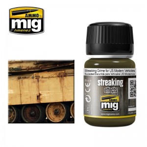 Peinture STREAKING Crasse pour les véhicules modernes US 35ml Mig AMMO - MIG Jimenez A.MIG-1207 - 1