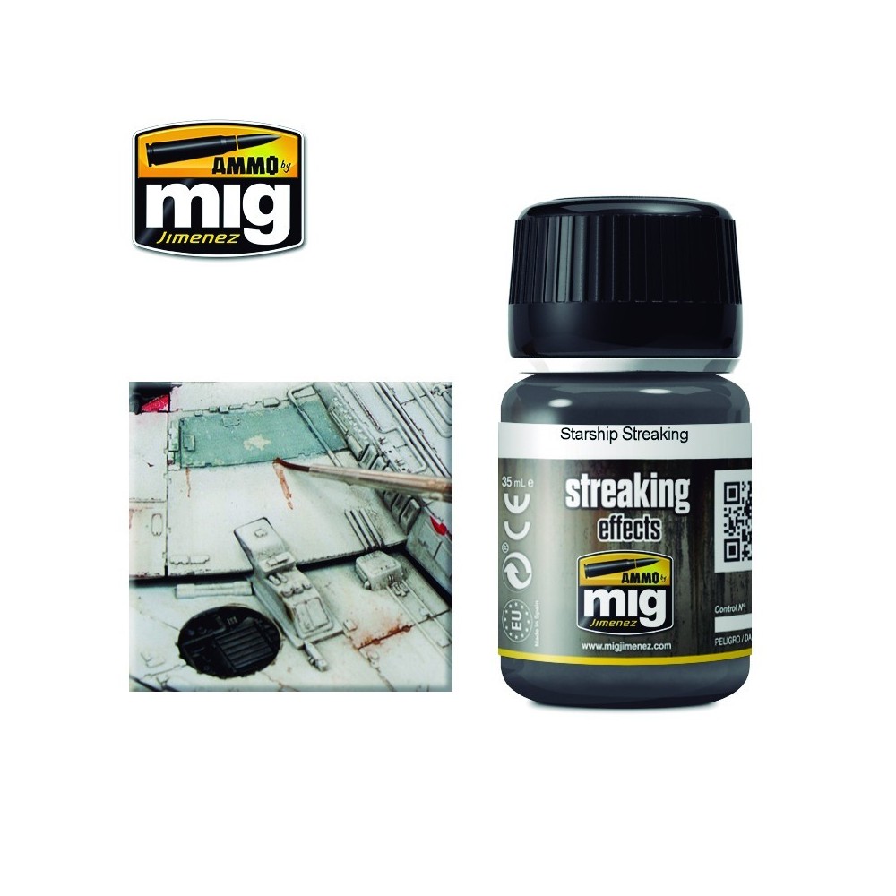 Peinture STREAKING Effets strié Vaisseau spatial 35ml Mig AMMO - MIG Jimenez A.MIG-1209 - 1