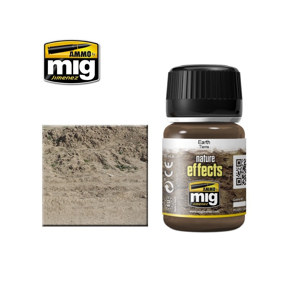 Peinture EFFETS NATURE Terre 35ml Mig AMMO - MIG Jimenez A.MIG-1403 - 1