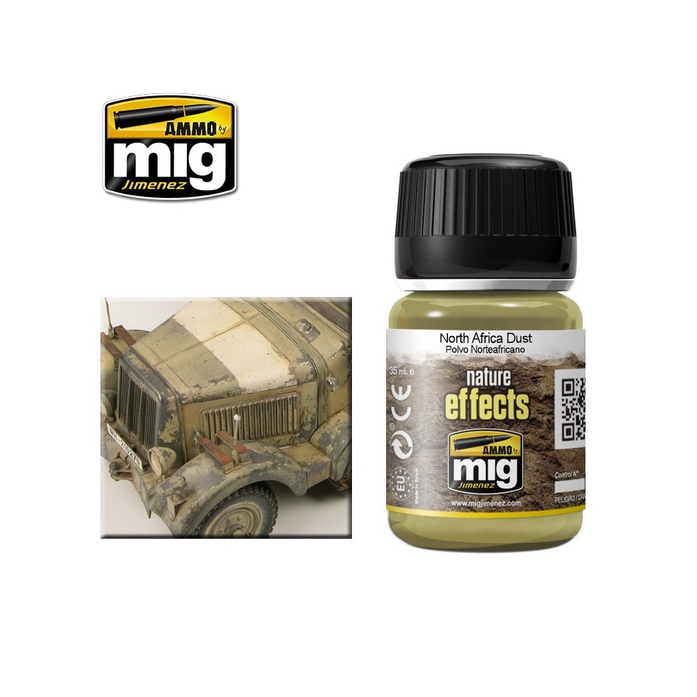 EFFETS NATURE Beige clair poussière Afrique nord 35ml Mig AMMO - MIG Jimenez A.MIG-1404 - 1