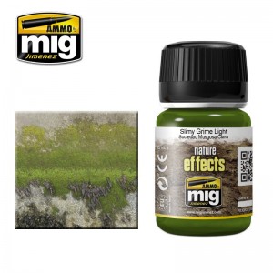 Peinture EFFETS NATURE Crasse visqueuse vert clair 35ml Mig AMMO - MIG Jimenez A.MIG-1411 - 1