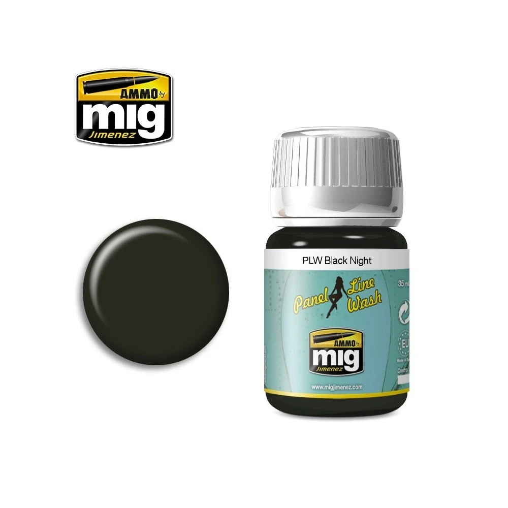 PLW Nuit Noire 35ml Mig AMMO - MIG Jimenez A.MIG-1611 - 1 PLW Nuit Noire 35ml Mig AMMO - MIG Jimenez A.MIG-1611 - 1