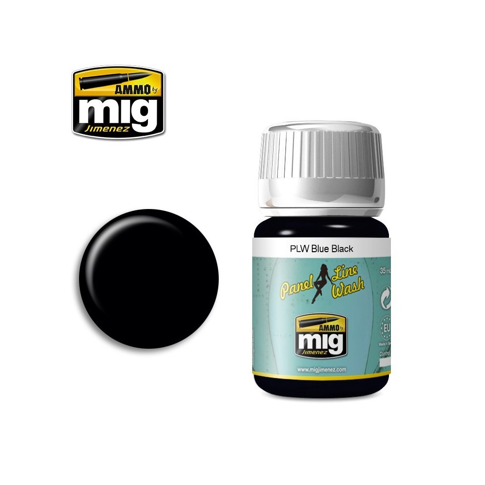PLW Bleu Noir 35ml Mig AMMO - MIG Jimenez A.MIG-1617 - 1 PLW Bleu Noir 35ml Mig AMMO - MIG Jimenez A.MIG-1617 - 1