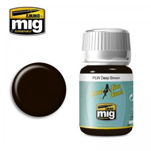 Peinture PLW Brun Foncé 35ml Mig AMMO - MIG Jimenez A.MIG-1618 - 1