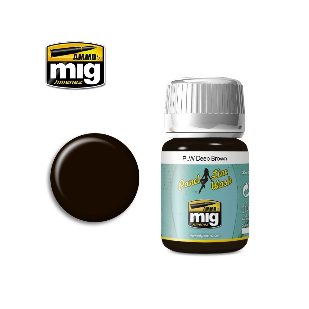 PLW Brun Foncé 35ml Mig AMMO - MIG Jimenez A.MIG-1618 - 1 PLW Brun Foncé 35ml Mig AMMO - MIG Jimenez A.MIG-1618 - 1