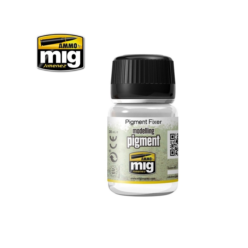 Peinture PIGMENT Fixateur 35ml Mig AMMO - MIG Jimenez A.MIG-3000 - 1 Peinture PIGMENT Fixateur 35ml Mig AMMO - MIG Jimenez A.MIG-3000 - 1