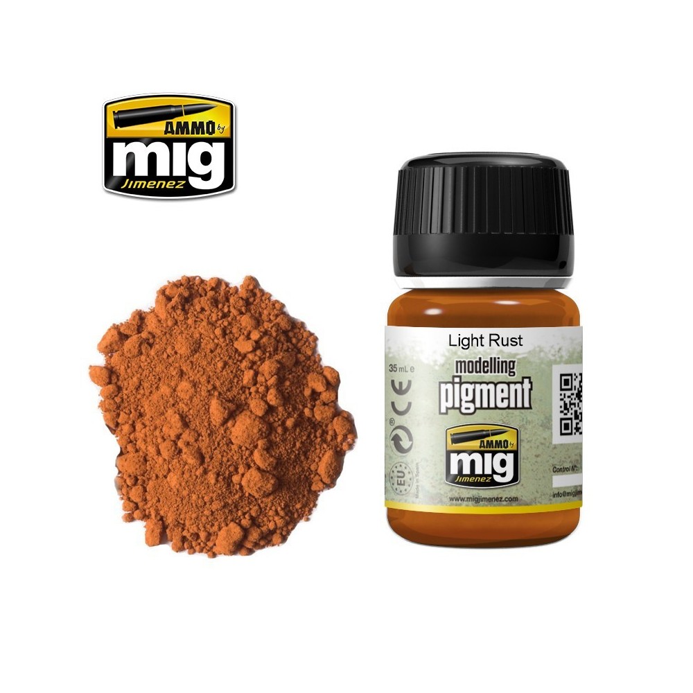 Peinture PIGMENT Rouille claire 35ml Mig AMMO - MIG Jimenez A.MIG-3006 - 1